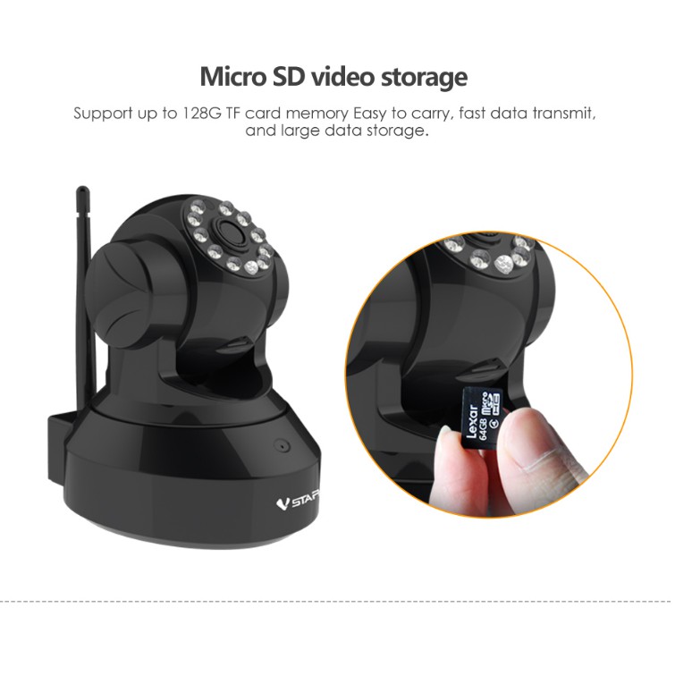 Camera wifi ip C7837 Vstarcam HD720 (màu đen+trắng ) | BigBuy360 - bigbuy360.vn