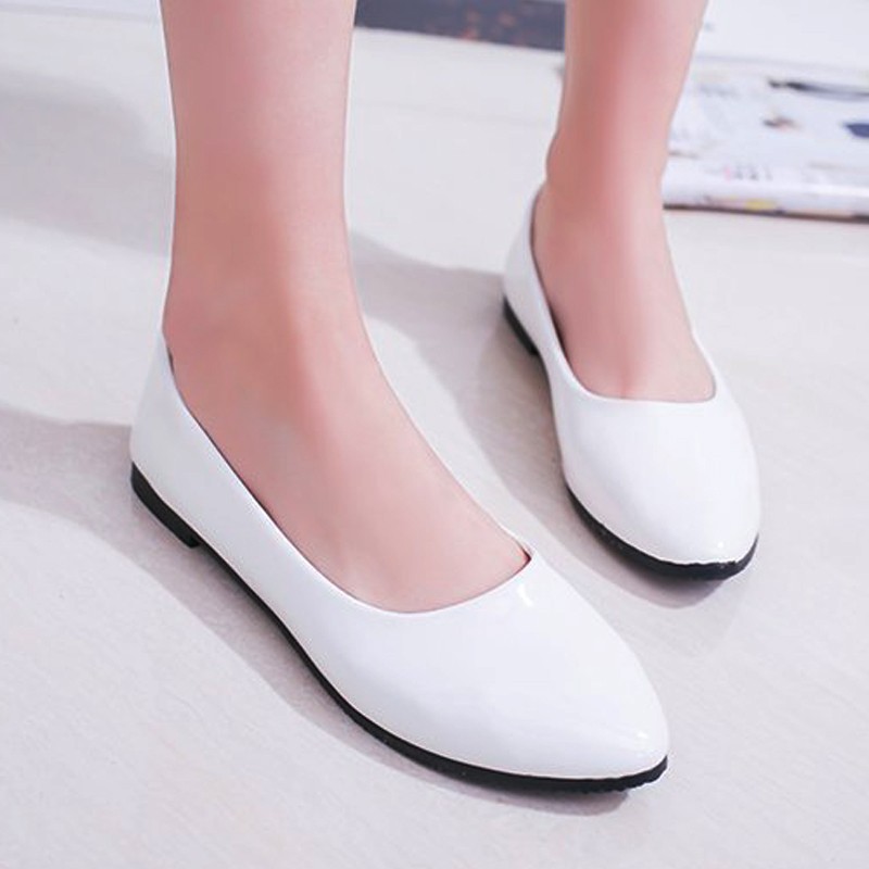 Giày búp bê nữ da bóng mềm dáng chuẩn -309 | BigBuy360 - bigbuy360.vn