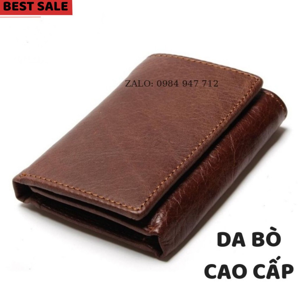 Ví Da Nam, Ví Nam Da Bò Nguyên Tấm 100%- Kiểu Dáng 2020 NEW