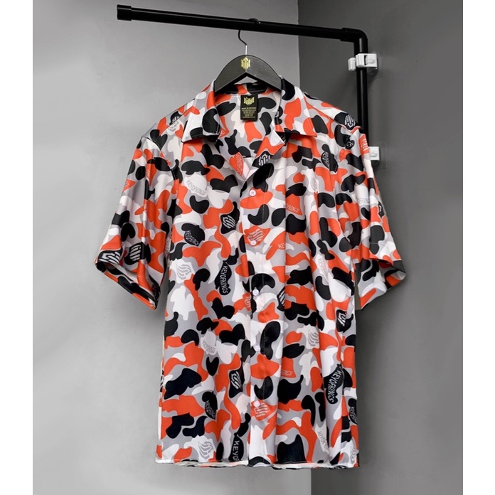 Áo sơ mi hoạ tiết KOKs / Sơ mi tay lỡ oversize / Tặng kèm stickers