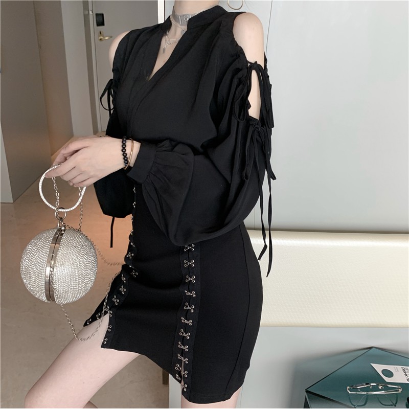 Chân váy bút chì cạp cao 2 hàng khuy cài mở được thanh lịch cá tính (Ms C5) | BigBuy360 - bigbuy360.vn