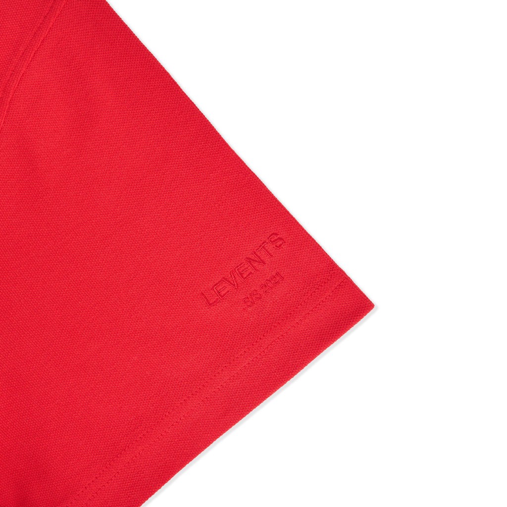 Áo polo LEVENTS Drop Shoulder SS Polo shirt/ Red | BigBuy360 - bigbuy360.vn