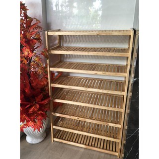 🔥MIỄN SHIP🔥 Kệ Giày Dép Gỗ 8 Tầng Rộng 80cm và 7 Tầng 80cm