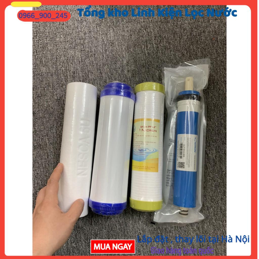 Bộ Lõi Lọc Số 1234 Dành cho Máy Nóng Nguội, Lạnh Để Bàn