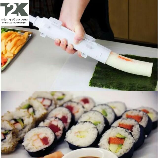Khuôn làm sushi T2K khuôn làm kimbap sushi làm cơm hộp chất liệu nhựa ABS tiện dụng