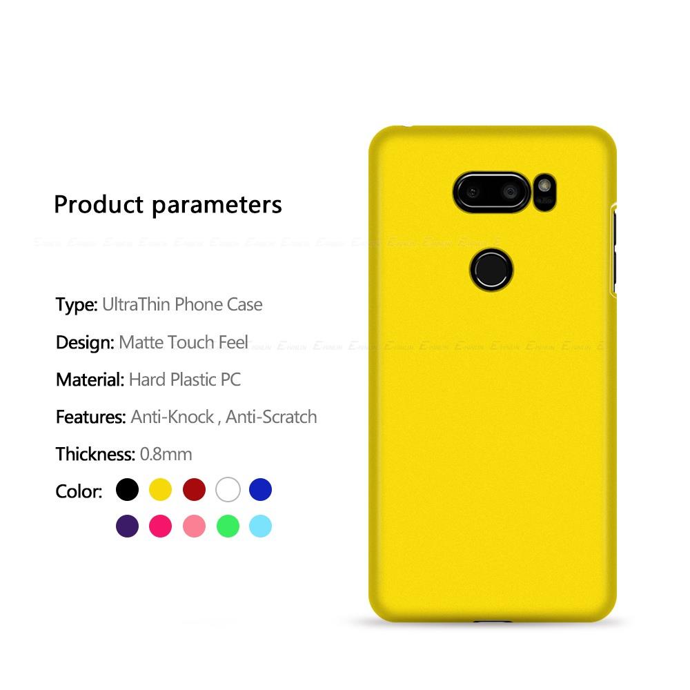Ốp Điện Thoại PC Cứng Siêu Mỏng Mặt Nhám Cho LG V50 V40 V30 V30S G7 Q6 Plus G8 ThinQ 5G Q6a