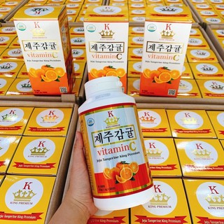 Viên ngậm Vitamin C Jeju Tangerine Plus Hàn Quốc tăng cường sức đề kháng ( Hộp 510g 365 viên)