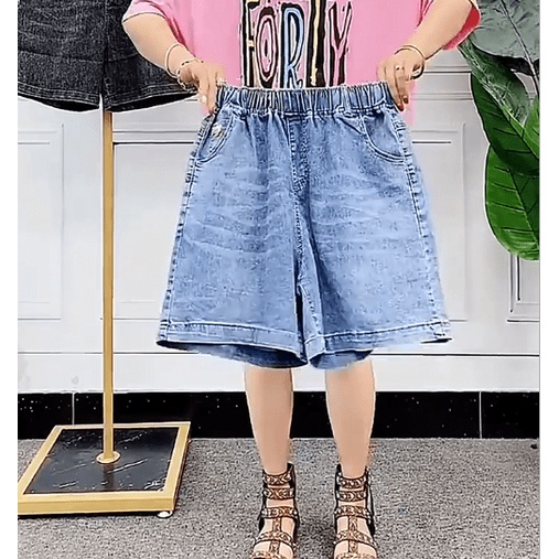 Quần Đùi Nữ, Quần Short Nữ Chất jean Cạp Chun QS24