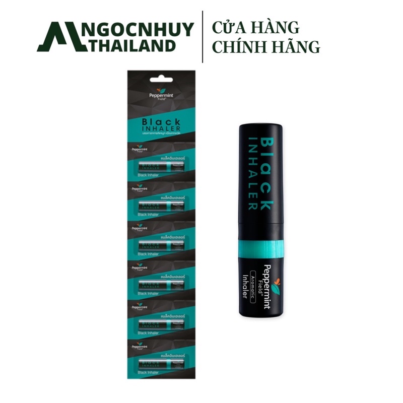 Combo 6 Ống Hít Thông Mũi Peppermint Black Mint Field Thái Lan
