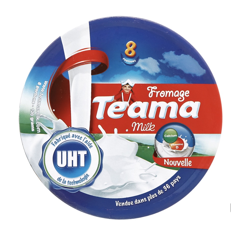 Phô mai Teama hộp 120g (8 miếng) | BigBuy360 - bigbuy360.vn