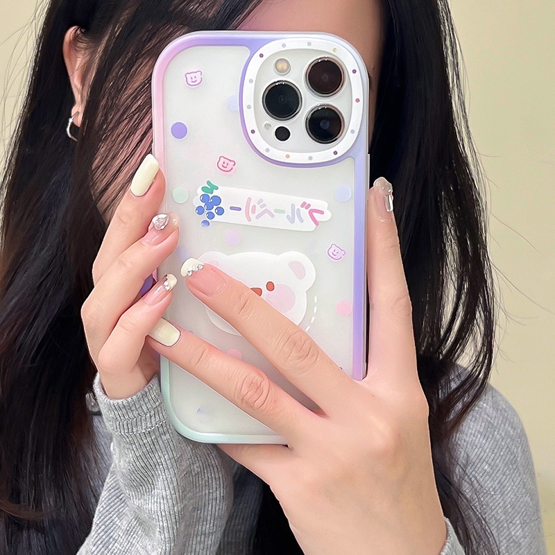 Ốp Điện Thoại Silicone Họa Tiết Mắt To Hoạt Hình Cho iphone 11 / 12 / 6 / 7 / 8p / xs / xr / 13Pro