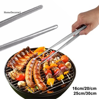 Dụng cụ nhíp gắp thức ăn bằng thép không gỉ tay cầm dài 16/20/25/30cm