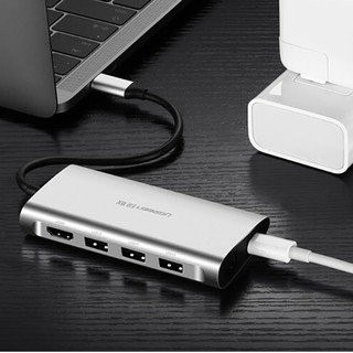 Cáp chuyển usb type c sang 3*usb 3.0+hdmi+rj45+sd&tf ugreen