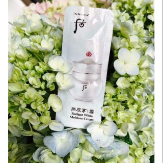 30 gói Sample Whoo dưỡng trắng da White Radiant Moisture Cream