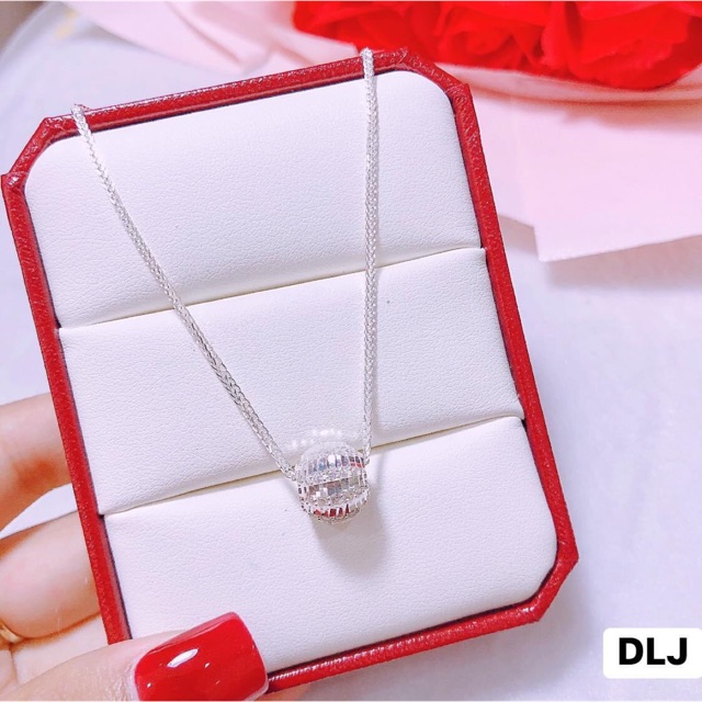DÂY CHUYỀN BẠC MẶT CẦU ĐÁ SANG CHẢNH - TRANG SỨC BẠC