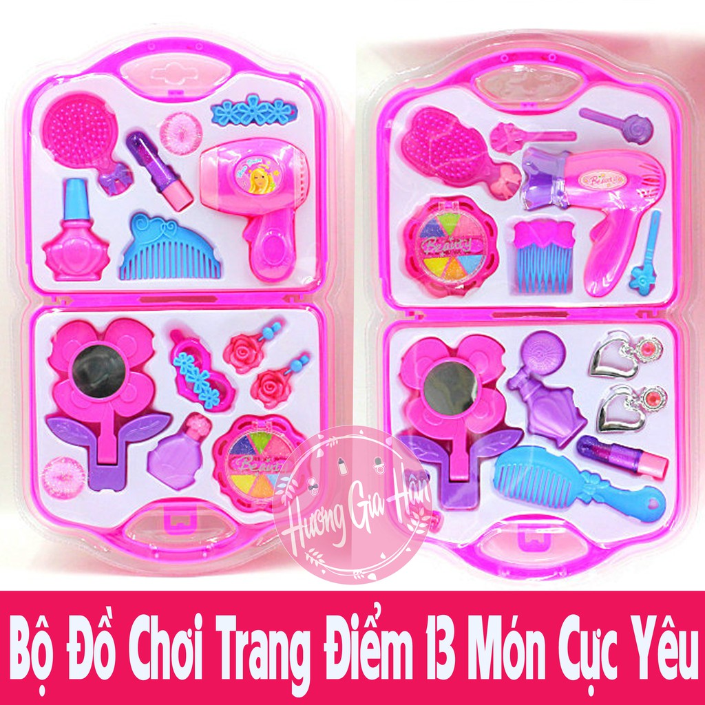 Bộ Đồ Chơi Trang Điểm 13 Món Cực Yêu Giúp Bé Rèn Thói Quen Tự Lập Chăm Sóc Bản Thân