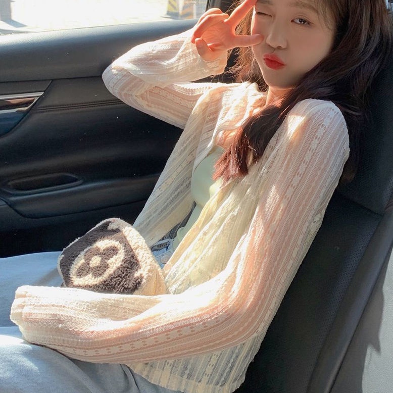 Áo Khoác Ren Mỏng Tay Dài Chống Nắng Cho Nữ JL-CX-31