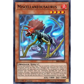 [ Bài Yugioh In ] Dinosaur Deck 2021 ( Tháng 1 )