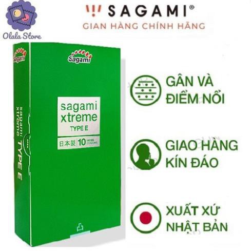 BAO CAO SU BI CHẤM VÒNG THẮT SAGAMI XTREME TYPE E TẠO CẢM GIÁC TƯƠI MỚI - HÀNG CHÍNH HÃNG HỘP 10 CÁI