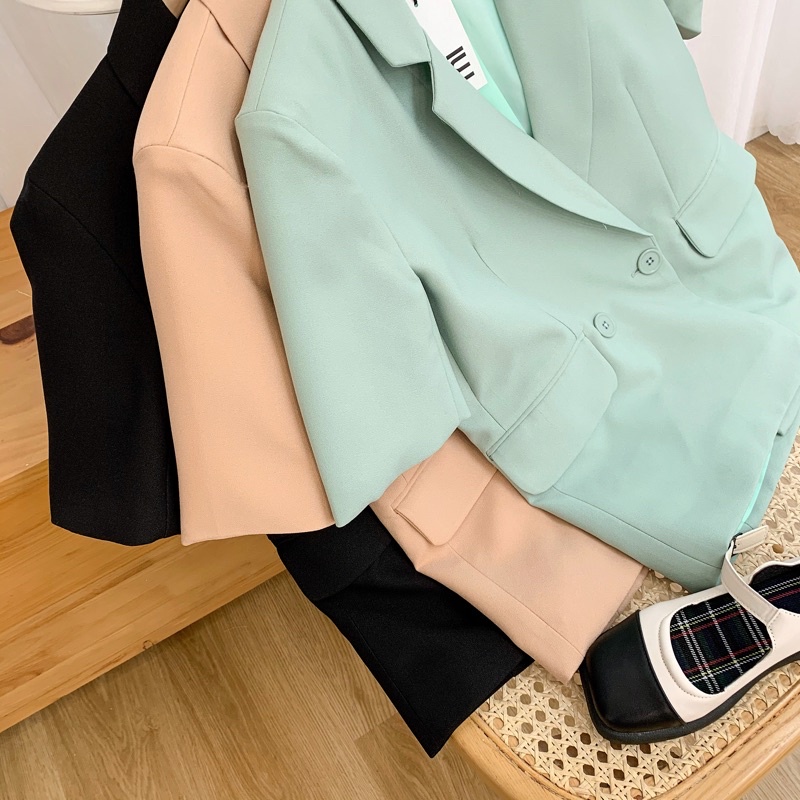 [Mã SKAMCLU7 giảm 10% tối đa 50K đơn 0Đ] SERA BLAZER - ÁO KHOÁC TAY NGẮN | BigBuy360 - bigbuy360.vn