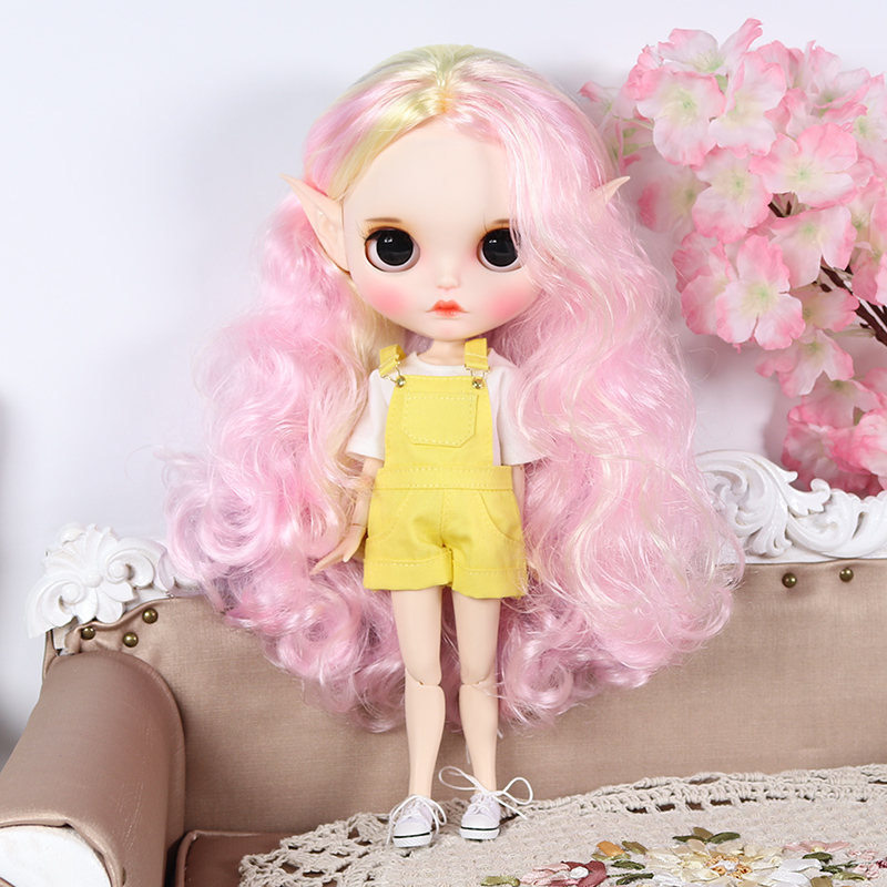 ICY DBS Little Doll Hand-painted Makeup Changed Baby Changed Makeup Finished Full Eyelashes Full Eyelashes Sleeping Eyes 4 Pairs of Eye Piece Joint Body
