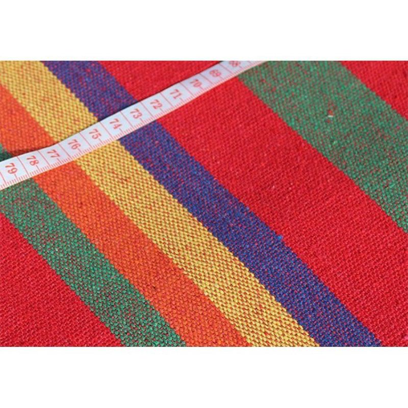 Võng du lịch vải dù sợi vải đan canvas dùng nghỉ ngơi, cắm trại, dã ngoại kèm Túi và Dây