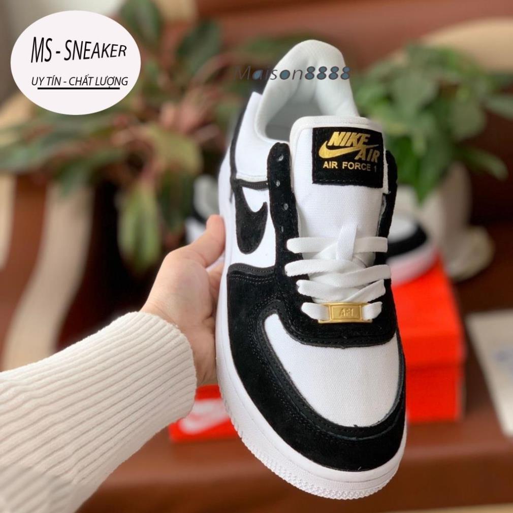 giày af1 trắng đen [MS Sneaker], giày thể thao air force lông chột hàng cao cấp full size 36-43