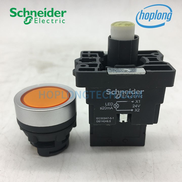 XA2EW35M1 Nút nhấn có đèn Ø22 Schneider