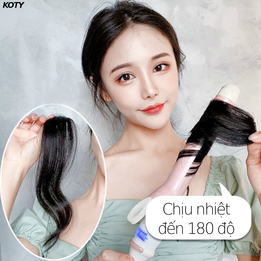 Combo 2 tóc giả mái bay phong cách Hàn Quốc, tóc giả kẹp mái dài sang chảnh cho nữ TG6