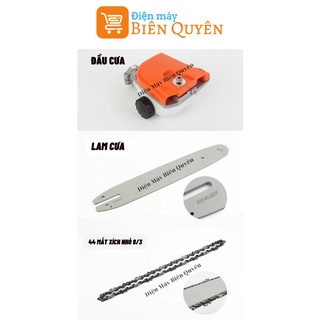 Đầu cưa xích lắp máy cắt cỏ