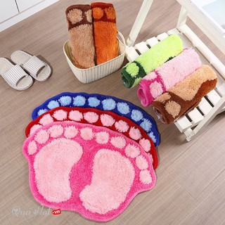 THẢM LÓT SÀN-THẢM LAU CHÂN TRẢI NHÀ TẮM NHÀ VỆ SINH HÌNH CHÂN GẤU SIÊU THẤM HÚT