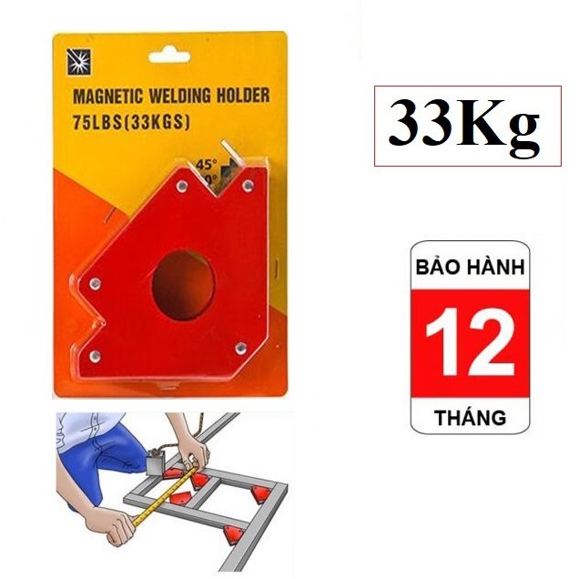 Ke góc lực hút 33 kg - Nam châm vĩnh cưu 75 LB [Ảnh thật 100%]