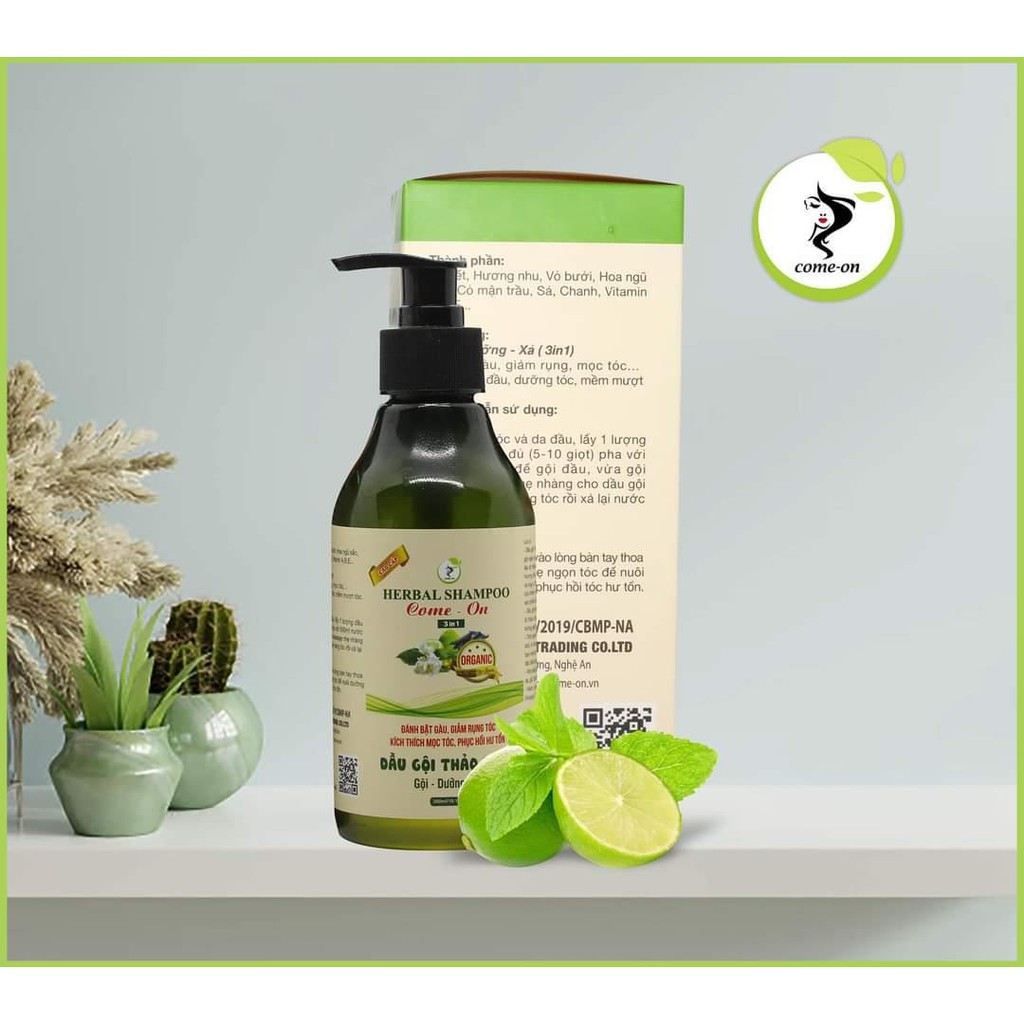Dầu Gội Thảo Dược Comeon Hết Gàu - Giảm Rụng Tóc - Kích Thích Mọc Tóc - Chuẩn 100% | BigBuy360 - bigbuy360.vn