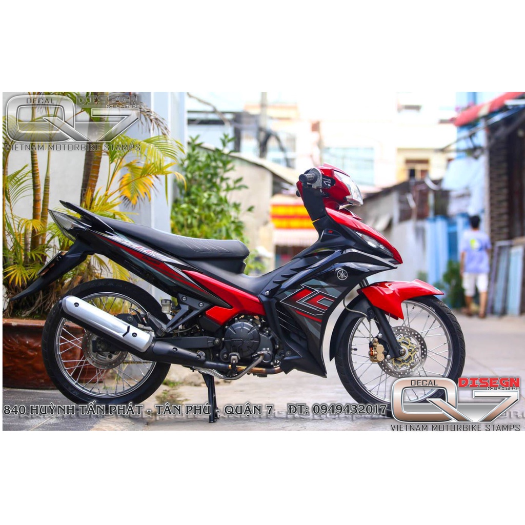 TEM RỜI EXCITER 2011 LC ĐỎ ĐEN