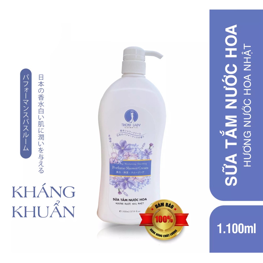 Sữa Tắm TREND LADY cosmetic Hương Nước Hoa Nhật 1100ml Mikem Shop