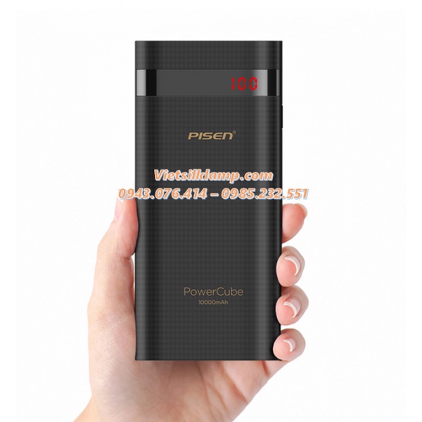 SẠC DỰ PHÒNG PISEN LED 10000MAH