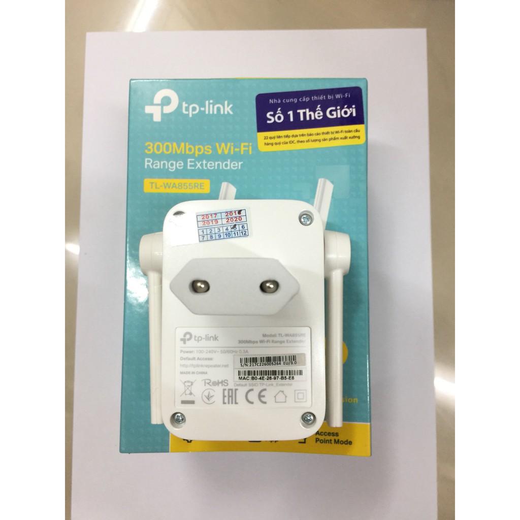 Bộ mở rộng sóng WiFi Tplink TL-WA 855RE 300Mbps - FPT phân phối