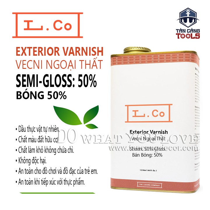 L.Co Vecni Ngoại Thất – Bóng 50% Semi Gloss 4 Lít