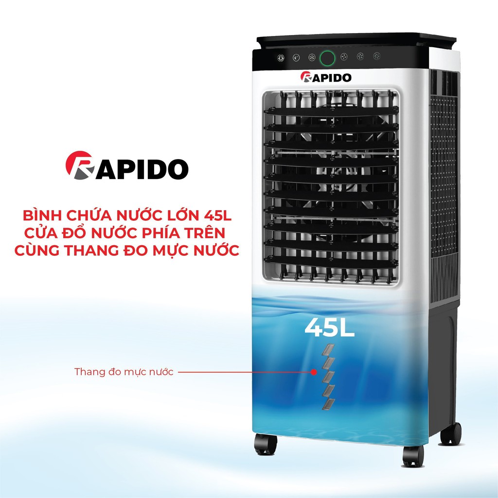 Quạt điều hòa Rapido FRESH 6000D _ Bảo hành chính hãng tới 3 năm | BigBuy360 - bigbuy360.vn