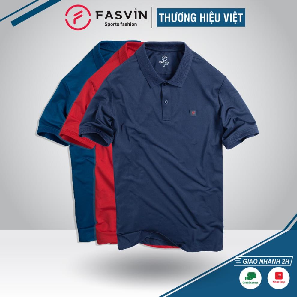 Áo Polo thể thao nam Fasvin PL20245.HN áo polo vải coolmax thoáng mát Đẹp