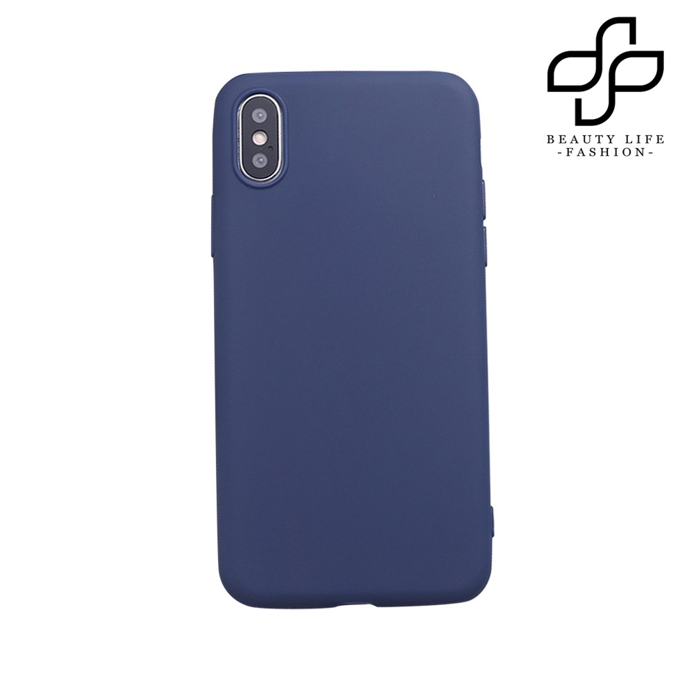 【NEW】Solid Color Silicone Phone Case Cover Protector for iPhone XS Max/XS/X/7/8/7P/8P