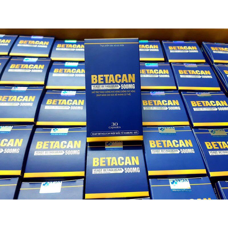 [Phân Phối Chính Hãng] Betacan hỗ trợ miễn dịch tăng sức đề kháng hộp 30 viên