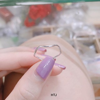 Nhẫn nữ, bạc ta, lượn sóng đơn giản