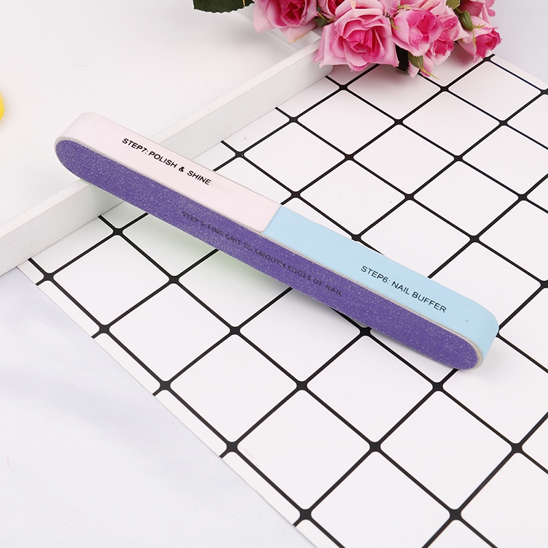 Dũa Móng Tay Sáu Mặt 1 Mặt In Họa Tiết Sáng Tạo