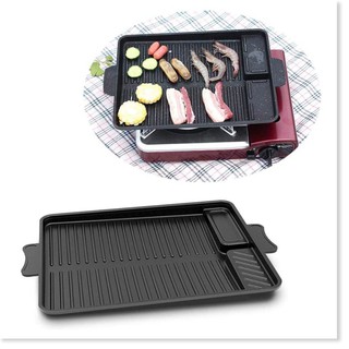 Chảo nướng bếp Ga Korean BBQ Grill Pan Meat Grill Barbeque Grill Limited