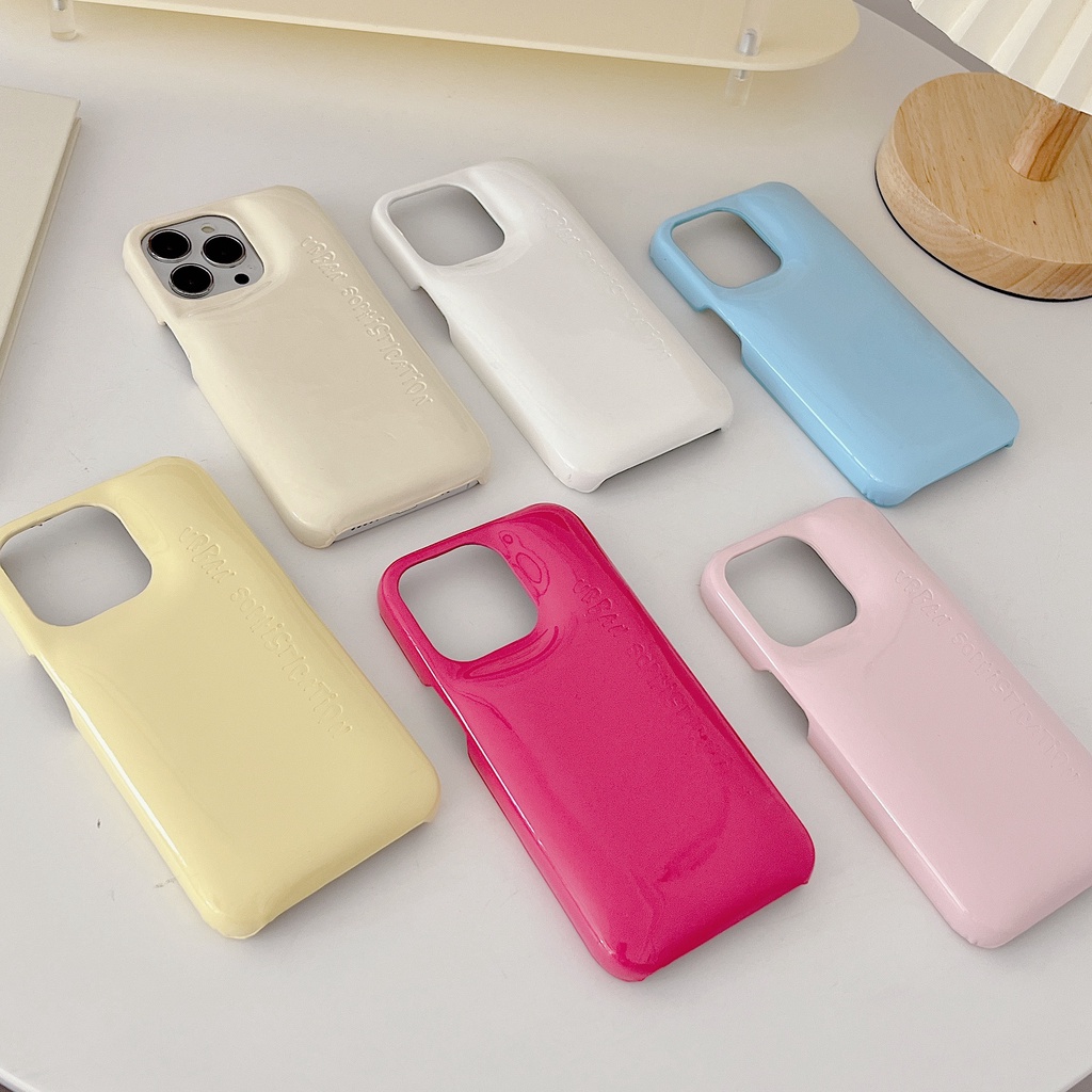 Ốp Điện Thoại Mềm In Chữ Xà Phòng Cho iphone 13 Pro Max 11 12 Pro Max