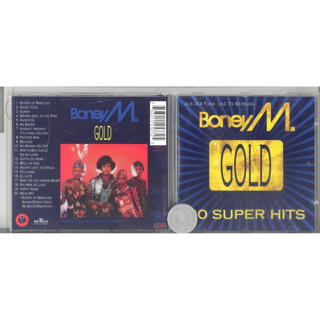 Stereomate - CD gốc: Boney M - Gold - 20 Super Hits