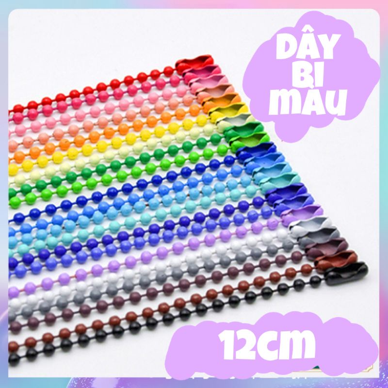 Dây bi móc khóa màu ngẫu nhiên