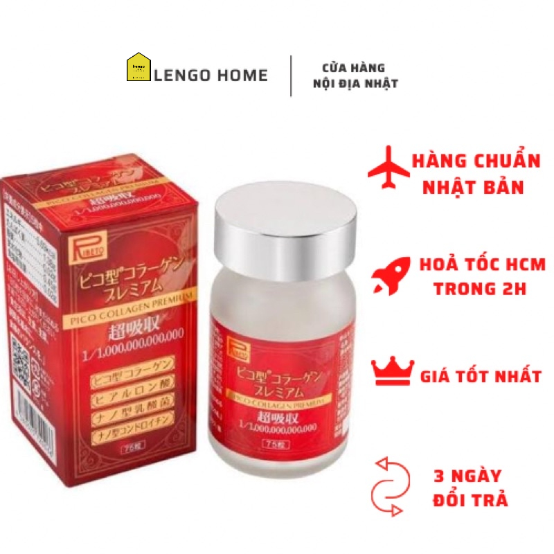 Viên uống Pico Collagen Premium - Hàng chính hãng Nhật