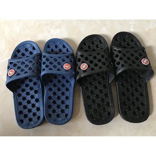 Dép lỗ đi nhà tắm, trong nhà- dép lỗ táo 2 màu xanh đen